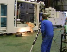 Stabilization of a machine foundation