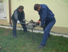 Soil sampling with BORRO type of equipment